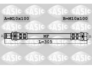 SASIC 6600052 stabdžių žarnelė 
 Stabdžių sistema -> Stabdžių žarnelės
4806J0, 4806J0