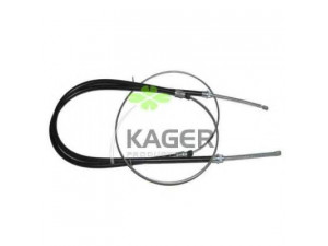 KAGER 19-0104 trosas, stovėjimo stabdys 
 Stabdžių sistema -> Valdymo svirtys/trosai
4834.76, 4450938, 4834.76