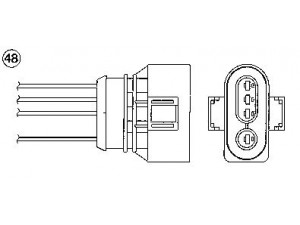 NGK 97254 lambda jutiklis 
 Variklis -> Variklio elektra
032 906 265, 058 906 265 A, 032 906 265