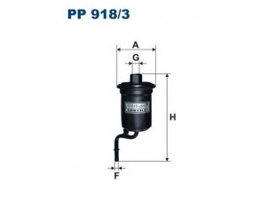 FILTRON PP918/3 kuro filtras 
 Techninės priežiūros dalys -> Papildomas remontas
2330028020