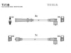 TESLA T373B uždegimo laido komplektas 
 Kibirkšties / kaitinamasis uždegimas -> Uždegimo laidai/jungtys
9337346