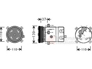 VAN WEZEL 1700K198 kompresorius, oro kondicionierius 
 Oro kondicionavimas -> Kompresorius/dalys
1135095, 7773398