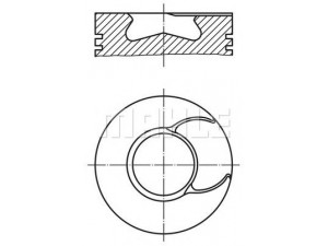MAHLE ORIGINAL 213 67 00 stūmoklis 
 Variklis -> Cilindrai/stūmokliai
13 84 61 6, 16 20 63 7, 16 24 19 8