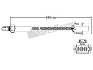 WALKER PRODUCTS 250-23143 lambda jutiklis 
 Variklis -> Variklio elektra
22690 64J01
