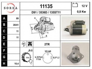 EAI 11135 starteris
ADU8919, ADU9801