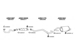 VENEPORTE 010091 išmetimo sistema 
 Išmetimo sistema -> Išmetimo sistema, visa