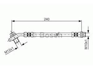 BOSCH 1 987 476 332 stabdžių žarnelė 
 Stabdžių sistema -> Stabdžių žarnelės
8D0 611 775 F, 8D0 611 775 G, 8D0 611 775 J