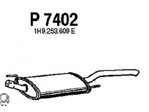 FENNO P7402 galinis duslintuvas 
 Išmetimo sistema -> Duslintuvas
1H9253609E