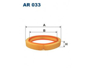 FILTRON AR033 oro filtras 
 Techninės priežiūros dalys -> Techninės priežiūros intervalai
343, 5010235, 5017035, 5017848