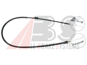 A.B.S. K10317 trosas, stovėjimo stabdys 
 Stabdžių sistema -> Valdymo svirtys/trosai
46430-87101-000, 46430-87102-000