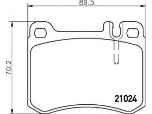 HELLA PAGID 8DB 355 007-611 stabdžių trinkelių rinkinys, diskinis stabdys 
 Techninės priežiūros dalys -> Papildomas remontas
0014200320, 0014200820, 0014207620