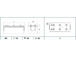 SONNAK SG1803 starterio akumuliatorius; starterio akumuliatorius 
 Elektros įranga -> Akumuliatorius
5001018696, 2994175, 2994401, 93162747