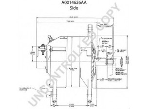 PRESTOLITE ELECTRIC A0014626AA kintamosios srovės generatorius