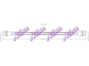 Brovex-Nelson H7133 stabdžių žarnelė 
 Stabdžių sistema -> Stabdžių žarnelės
9094702E32, 90947W2025, 90947W2045