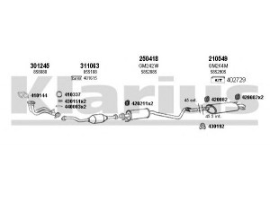 KLARIUS 390917E išmetimo sistema