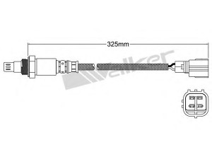 WALKER PRODUCTS 800-94003 lambda jutiklis 
 Išmetimo sistema -> Jutiklis/zondas
89467 42070