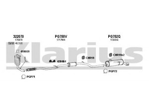 KLARIUS 630920U išmetimo sistema