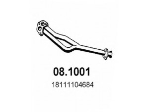 ASSO 08.1001 išleidimo kolektorius 
 Išmetimo sistema -> Išmetimo vamzdžiai
18111104684