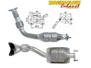 MAGNAFLOW 82582D katalizatoriaus keitiklis 
 Išmetimo sistema -> Katalizatoriaus keitiklis
1046105