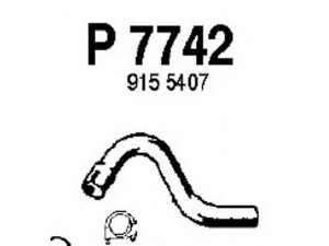 FENNO P7742 išleidimo kolektorius 
 Išmetimo sistema -> Išmetimo vamzdžiai
1378248, 9155407