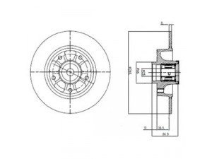 DELPHI BG9112RSC stabdžių diskas 
 Stabdžių sistema -> Diskinis stabdys -> Stabdžių diskas
4320 015 39R, 4320 759 5R