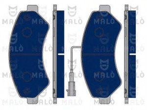 MAL? 1050234 stabdžių trinkelių rinkinys, diskinis stabdys 
 Techninės priežiūros dalys -> Papildomas remontas
425374, 425376, 425464, 425373