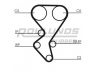 ROULUNDS RUBBER RR1058K2 paskirstymo diržo komplektas 
 Techninės priežiūros dalys -> Papildomas remontas
083172, 0831T1, 083171, 083172