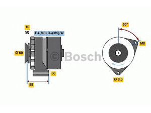 BOSCH 0 986 043 300 kintamosios srovės generatorius 
 Elektros įranga -> Kint. sr. generatorius/dalys -> Kintamosios srovės generatorius
034 903 015, 034 903 017 A, 074 903 017