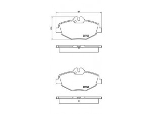 BREMBO P 50 049 stabdžių trinkelių rinkinys, diskinis stabdys 
 Techninės priežiūros dalys -> Papildomas remontas
0034206520, 0034209920, 0044207920