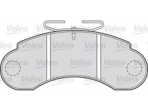 VALEO 598000 stabdžių trinkelių rinkinys, diskinis stabdys 
 Techninės priežiūros dalys -> Papildomas remontas
0060765018, 60765018, 6014217720
