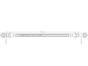 REMKAFLEX 3028 stabdžių žarnelė 
 Stabdžių sistema -> Stabdžių žarnelės
01466SR3030, 46430SD5003, 46430SD5023