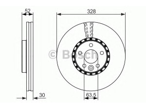 BOSCH 0 986 479 621 stabdžių diskas 
 Stabdžių sistema -> Diskinis stabdys -> Stabdžių diskas