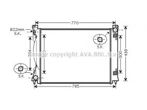 AVA QUALITY COOLING AIA2236 radiatorius, variklio aušinimas
4F0121251P
