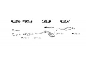 VENEPORTE 550514 išmetimo sistema