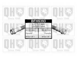 QUINTON HAZELL BFH5393 stabdžių žarnelė 
 Stabdžių sistema -> Stabdžių žarnelės
45 652 040