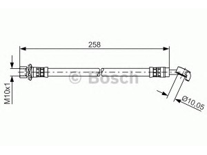 BOSCH 1 987 481 466 stabdžių žarnelė 
 Stabdžių sistema -> Stabdžių žarnelės
90947 02C15