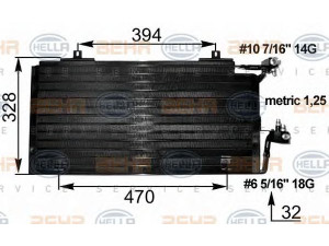 HELLA 8FC 351 035-611 kondensatorius, oro kondicionierius 
 Oro kondicionavimas -> Kondensatorius
893 260 403 A, 893 260 403 F