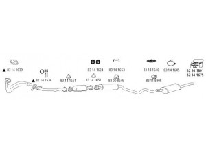 HJS Op_245 išmetimo sistema 
 Išmetimo sistema -> Išmetimo sistema, visa