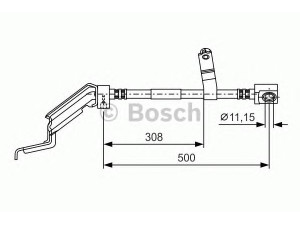 BOSCH 1 987 476 866 stabdžių žarnelė 
 Stabdžių sistema -> Stabdžių žarnelės
04797 620, 4797 620, 04797620, 4797 620