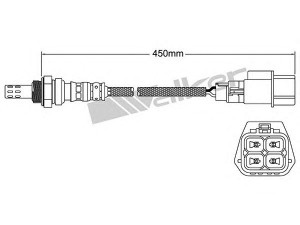 WALKER PRODUCTS 250-24877 lambda jutiklis 
 Elektros įranga -> Jutikliai
22690 1F700, 226A0 1F725