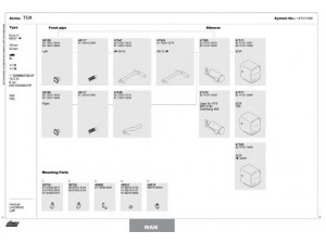 DINEX 147011006 išmetimo sistema 
 Išmetimo sistema -> Išmetimo sistema, visa