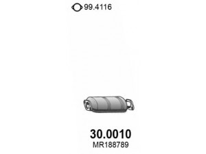 ASSO 30.0010 katalizatoriaus keitiklis 
 Išmetimo sistema -> Katalizatoriaus keitiklis
MR188789