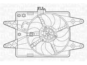 MAGNETI MARELLI 069422040010 ventiliatorius, radiatoriaus 
 Aušinimo sistema -> Oro aušinimas
46786099, 51738798