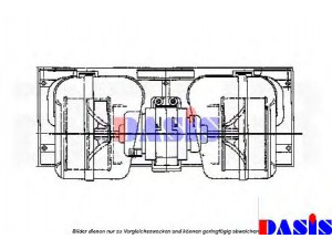 AKS DASIS 742450N vidaus pūtiklis 
 Šildymas / vėdinimas -> Orpūtė/dalys
1331270, 1672646