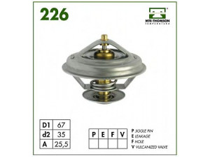 MTE-THOMSON 226.92 termostatas, aušinimo skystis 
 Aušinimo sistema -> Termostatas/tarpiklis -> Thermostat
11.531.712.043, 11.531.733.803