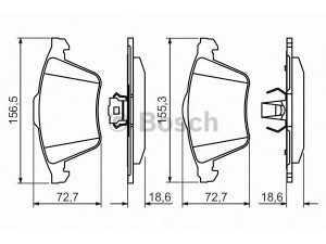 BOSCH 0 986 494 492 stabdžių trinkelių rinkinys, diskinis stabdys 
 Techninės priežiūros dalys -> Papildomas remontas
1605195, 93188031, 16 05 195, 1605195