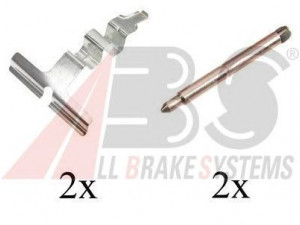 A.B.S. 1676Q priedų komplektas, diskinių stabdžių trinkelės 
 Stabdžių sistema -> Diskinis stabdys -> Stabdžių dalys/priedai
004 167 60 00