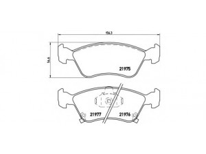 BREMBO P 83 041 stabdžių trinkelių rinkinys, diskinis stabdys 
 Techninės priežiūros dalys -> Papildomas remontas
0446505020, 0446505030, 0446505040
