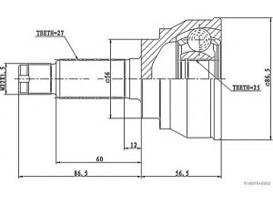 MAGNETI MARELLI 600000062430 jungčių komplektas, kardaninis velenas
MB526772, MB526774, MB620755, MB620756