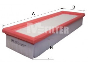 MFILTER K 217 oro filtras 
 Techninės priežiūros dalys -> Techninės priežiūros intervalai
1444-86, 7 701 042 841, 1444-P1